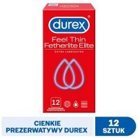 DUREX FEEL THIN FETHERLITE ELITE prezerwatywy 12 sztuk