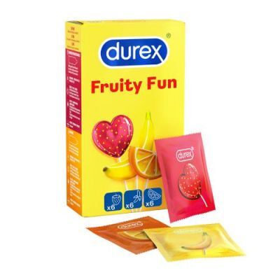 DUREX FRUITY FUN prezerwatywy 18 sztuk
