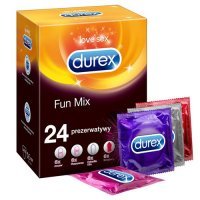 DUREX FUN EXPLOSION MIX Prezerwatywy 24 sztuki