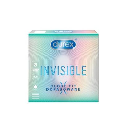 DUREX INVISIBLE Close fit prezerwatywa 3 sztuki