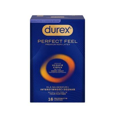 Durex Perfect Feel Prezerwatywy, 16 szt.
