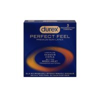 Durex Perfect Feel Prezerwatywy, 3 szt.