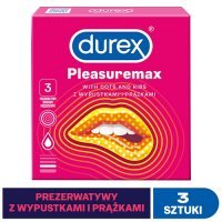 DUREX PLEASUREMAX prezerwatywy 3 sztuki