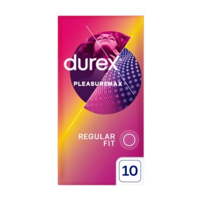 DUREX Pleasuremax Prezerwatywy z prążkami i wypustkami, 10szt.