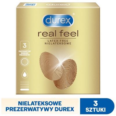 DUREX REALFEEL prezerwatywy  3 sztuki