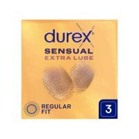 DUREX Sensual Extra Lube Supercienkie prezerwatywy dodatkowo nawilżane, 3szt.