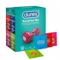 DUREX SURPRISE ME VARIETY MIX prezerwatywy 40 sztuk