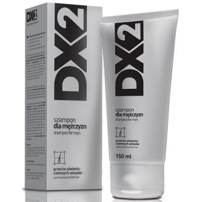 DX2 szampon przeciw siwieniu ciemnych włosów 150 ml SREBRNY