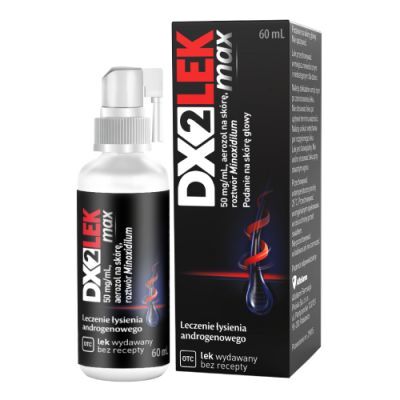 DX2LEK Max 50 mg/ml aerozol na skórę, 60 ml