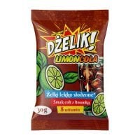 Dżelik! Limoncola Żelki lekko słodzone o smaku coli z limonką, 30 g