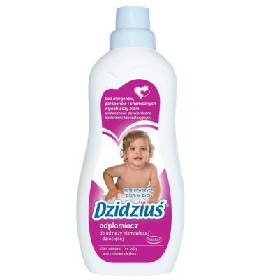 DZIDZIUŚ odplamiacz do odzieży niemowlęcej i dziecięcej 750 ml