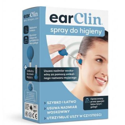EarClin Spray do higieny uszu, 10 ml