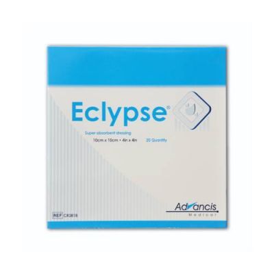 ECLYPSE Adherent Opatrunek silnie absorpcyjny 10 x 10 cm, 1 sztuka