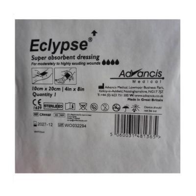 ECLYPSE Opatrunek silnie absorpcyjny 10 x 20 cm, 1 sztuka