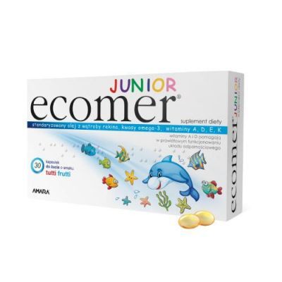 Ecomer Junior, 30kaps. do żucia KRÓTKA DATA 31.10.2026