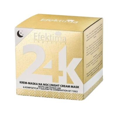EFEKTIMA 24K Krem-maska do twarzy na noc, 50ml