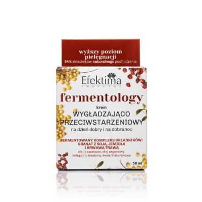 EFEKTIMA FERMENTOLOGY Krem wygładzająco-przeciwstarzeniowy na dzień dobry i na dobranoc, 50ml