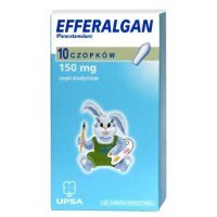 Efferalgan 150 mg, 10 czopków