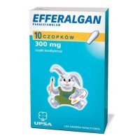 Efferalgan 300 mg, 10 czopków