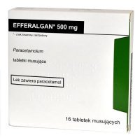 EFFERALGAN 500 mg 16 tabletek musujących DELFARMA