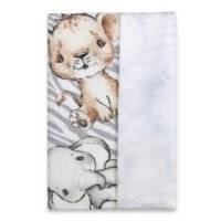 EGA KIDS Pielucho-ceratka flanelowa Safari 60x50cm, 1 szt.