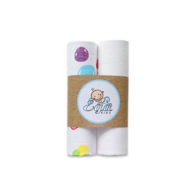 EGA KIDS Pieluszka bambus duet Kropki 70x80, 2szt.