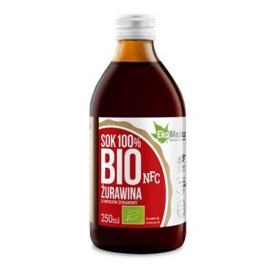 EKAMEDICA BIO Żurawina płyn, 250 ml  KRÓTKA DATA 19.01.2025