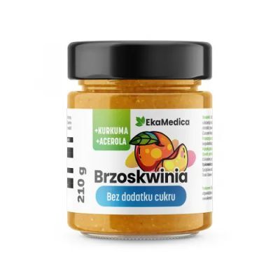 EkaMedica Brzoskwinia bez dodatku cukru, 210 g