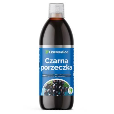 EKAMEDICA CZARNA PORZECZKA sok z czarnej porzeczki 500 ml