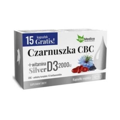 EkaMedica Czarnuszka CBC Silver, 75kaps. KRÓTKA DATA 31.10.2026