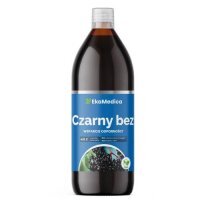 EKAMEDICA CZARNY BEZ sok z czarnego bzu 100% 500 ml