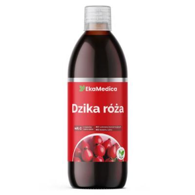 EKAMEDICA DZIKA RÓŻA sok z dzikiej róży 500 ml