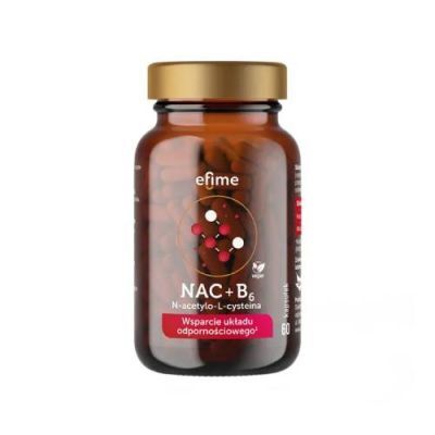 EkaMedica Efime NAC N-acetylo-L-cysteina i witamina B6, 60kaps.