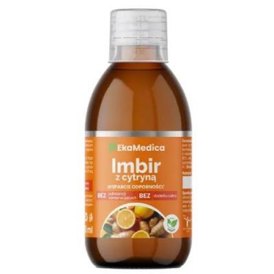 EKAMEDICA IMBIR z cytryną płyn 250 ml