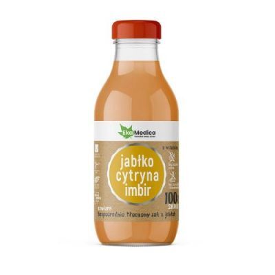EKAMEDICA Jabłko Cytryna Imbir płyn 300 ml