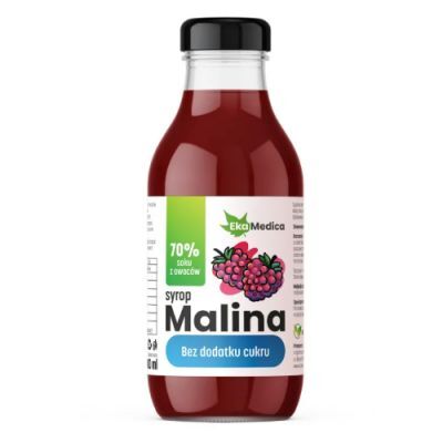 EkaMedica Malina bez dodatku cukru Syrop, 300ml