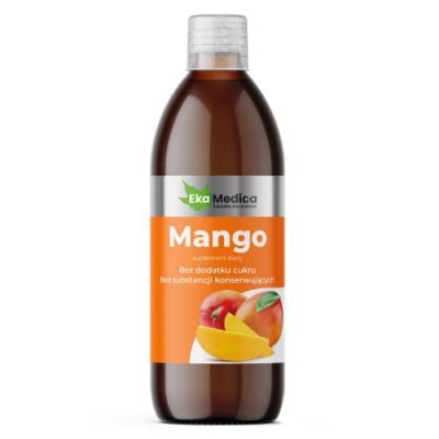 EKAMEDICA MANGO sok z mango 100% 500 ml