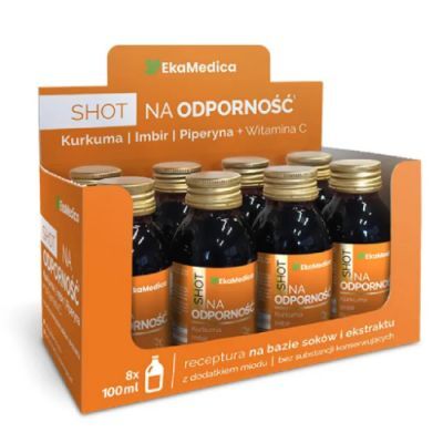 EkaMedica Shot Na Odporność, 8 x 100 ml