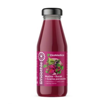 EkaMedica Smoothie Malina Burak Czarna porzeczka płyn, 250 ml