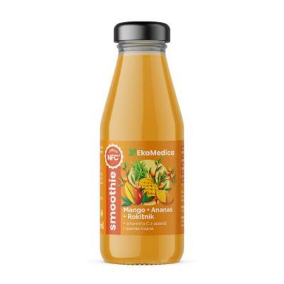 EkaMedica Smoothie Mango + Ananas + Rokitnik, 250 ml