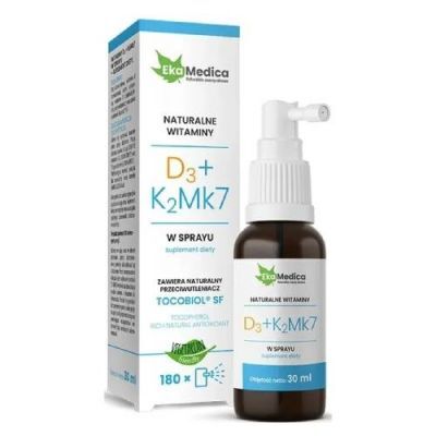 EkaMedica Witaminy D3+K2Mk7, 30 ml