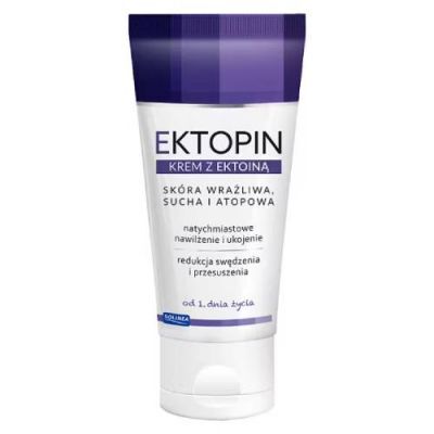 Ektopin Krem z ektoiną do skóry wrażliwej, suchej i atopowej od 1. dnia życia, 50 ml