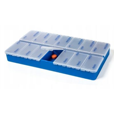 EL-COMP Kasetka tygodniowa, 2 pory dnia, 1 szt.