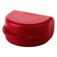 El-Comp Pudełko-pojemnik na aparat ortodontyczny bordowy