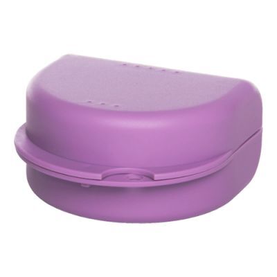 El-Comp Pudełko-pojemnik na aparat ortodontyczny fioletowy