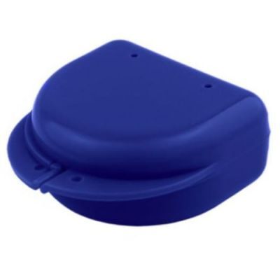 El-Comp Pudełko-pojemnik na aparat ortodontyczny granatowy