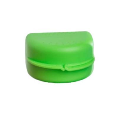 El-Comp Pudełko-pojemnik na aparat ortodontyczny jasny zielony