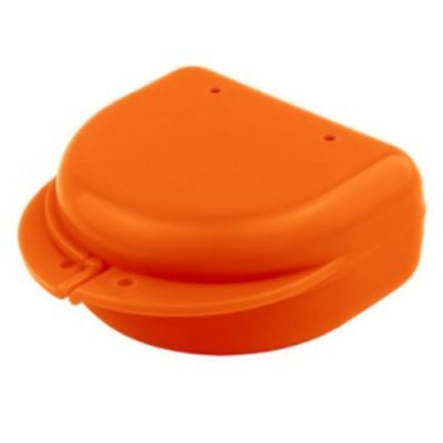 El-Comp Pudełko-pojemnik na aparat ortodontyczny pomarańczowy