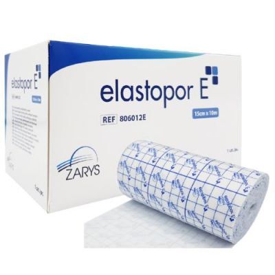 ELASTOPOR E Taśma opatrunkowa włókninowa samoprzylepna 15cm x 10m, 1szt.