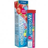 ELECTROVIT JUNIOR 20 tabletek musujących o smaku truskawki